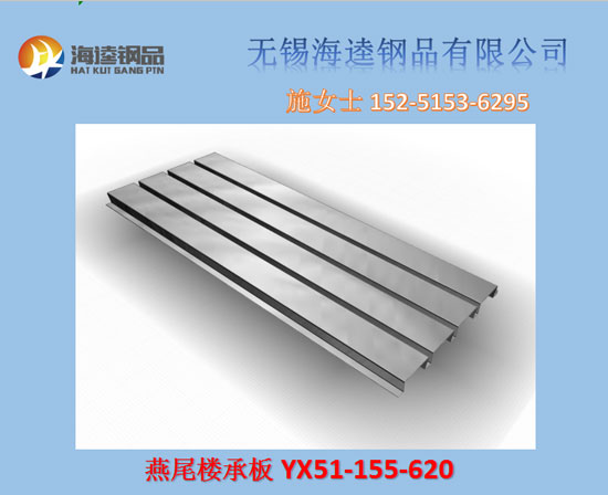 YX51-155-620燕尾楼承板